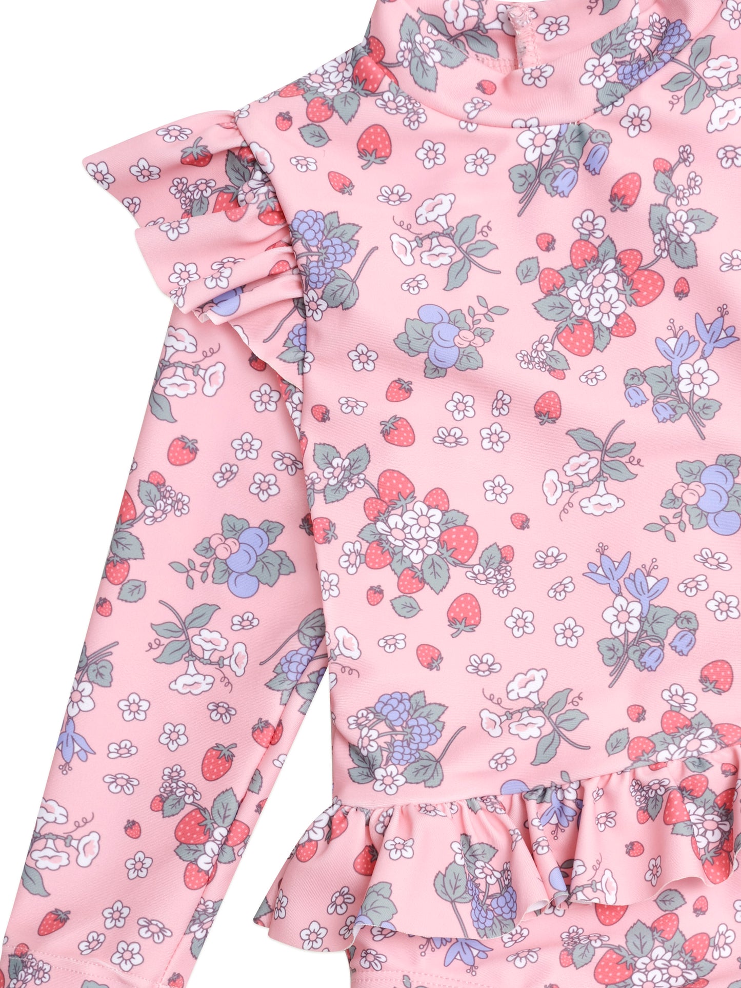 Huxbaby Strawberry Garden Frill Swimsuit