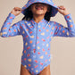 Huxbaby Fruit Emoji Zip Swimsuit
