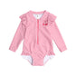 Huxbaby Frill Swimsuit Cherry Pie Stripe