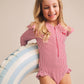 Huxbaby Frill Swimsuit Cherry Pie Stripe