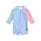 Huxbaby Spliced Stripe Swimsuit Shortie