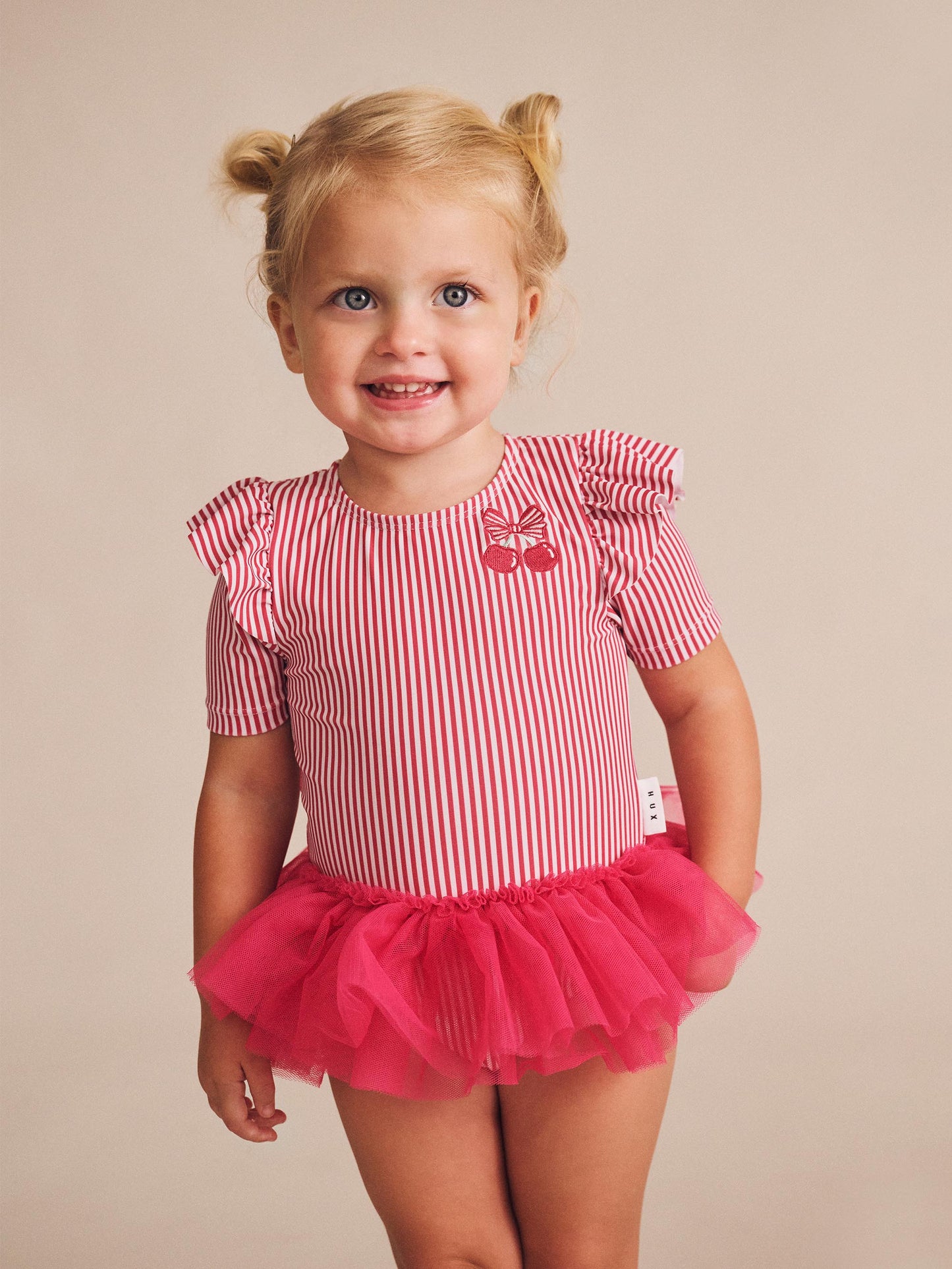 Huxbaby Ballerina Swimsuit Cherry Pie Stripe