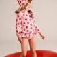 Huxbaby Strawberry Check 2Pc Swim Set