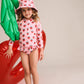 Huxbaby Strawberry Check 2Pc Swim Set