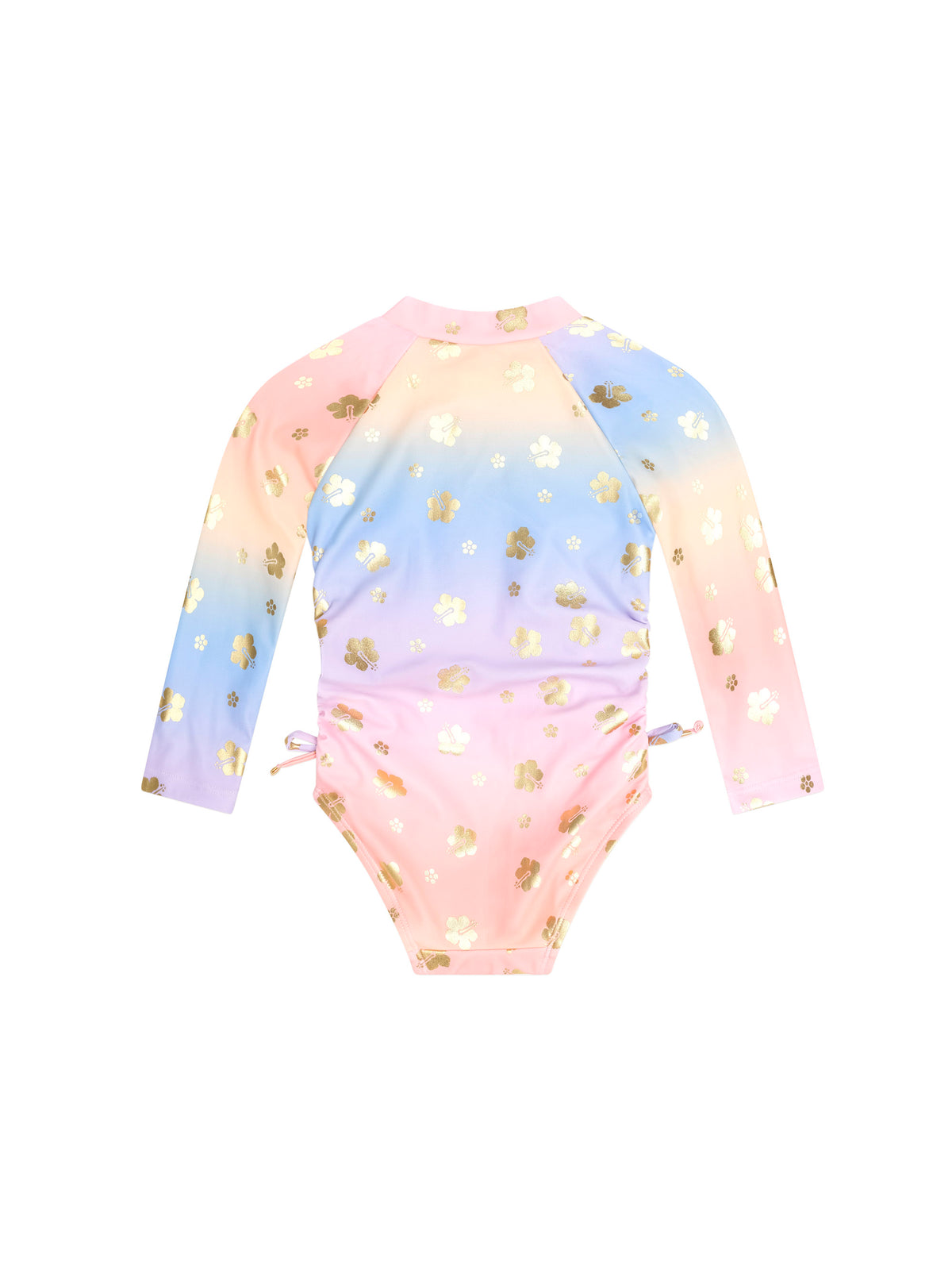 Huxbaby Tropical Foil Floral Ombre Swimsuit