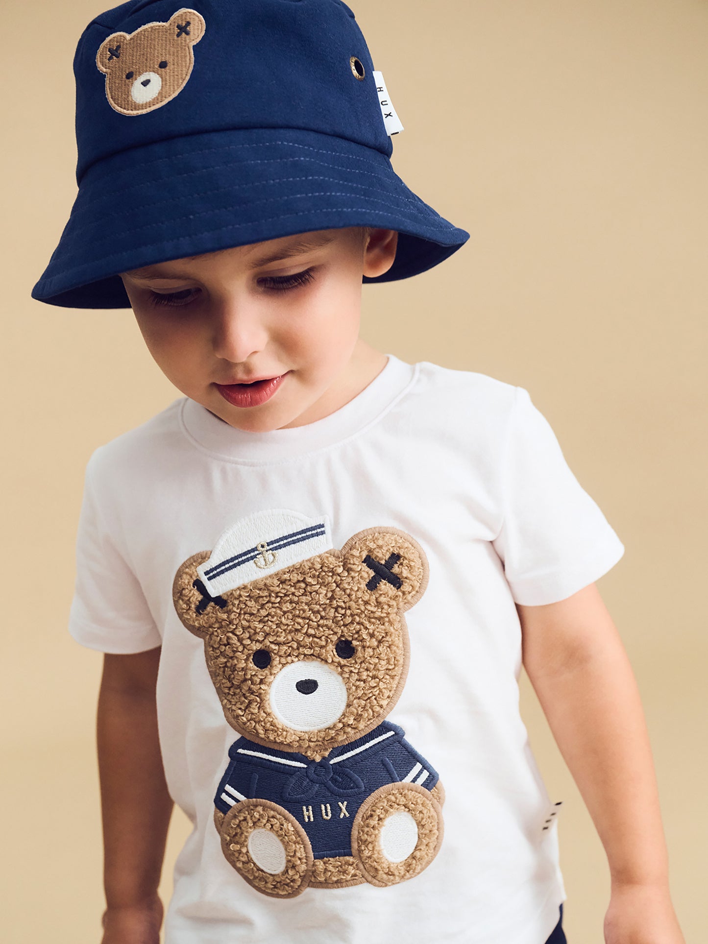 Huxbaby Huxbear Bucket Hat Navy