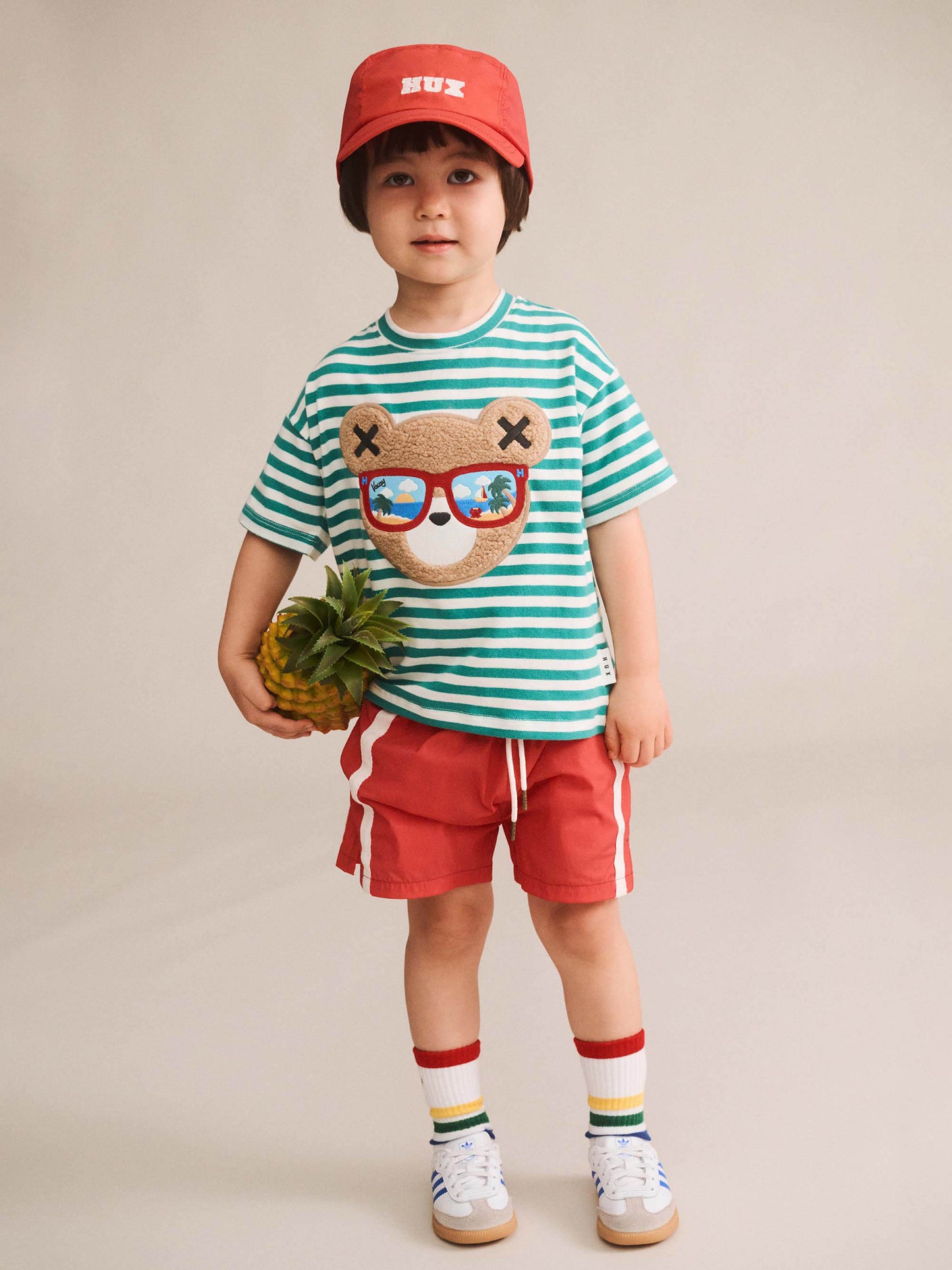 Huxbaby Racer Red Embroidery Hat