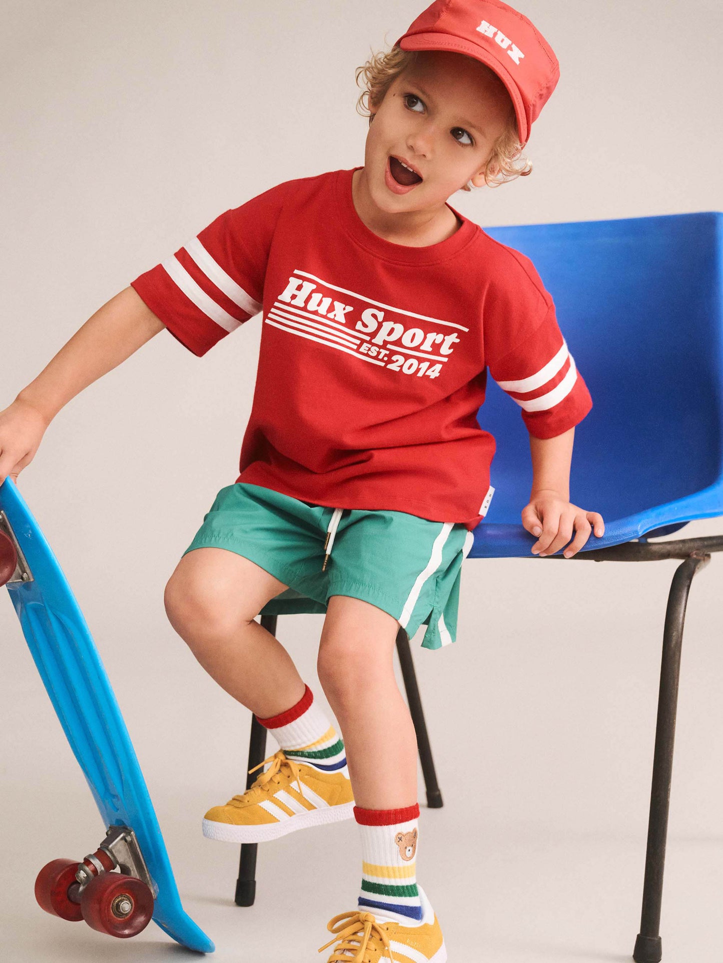 Huxbaby Racer Red Embroidery Hat