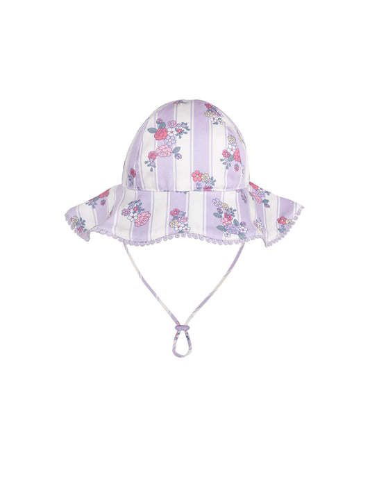 Huxbaby Frilly Sunhat Vintage Bloom
