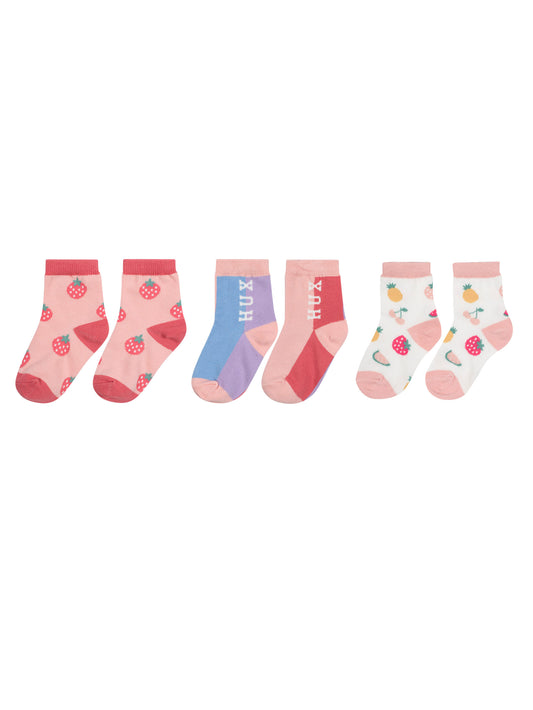 Huxbaby Best Socks Ever 3 Pack Tutti Frutti