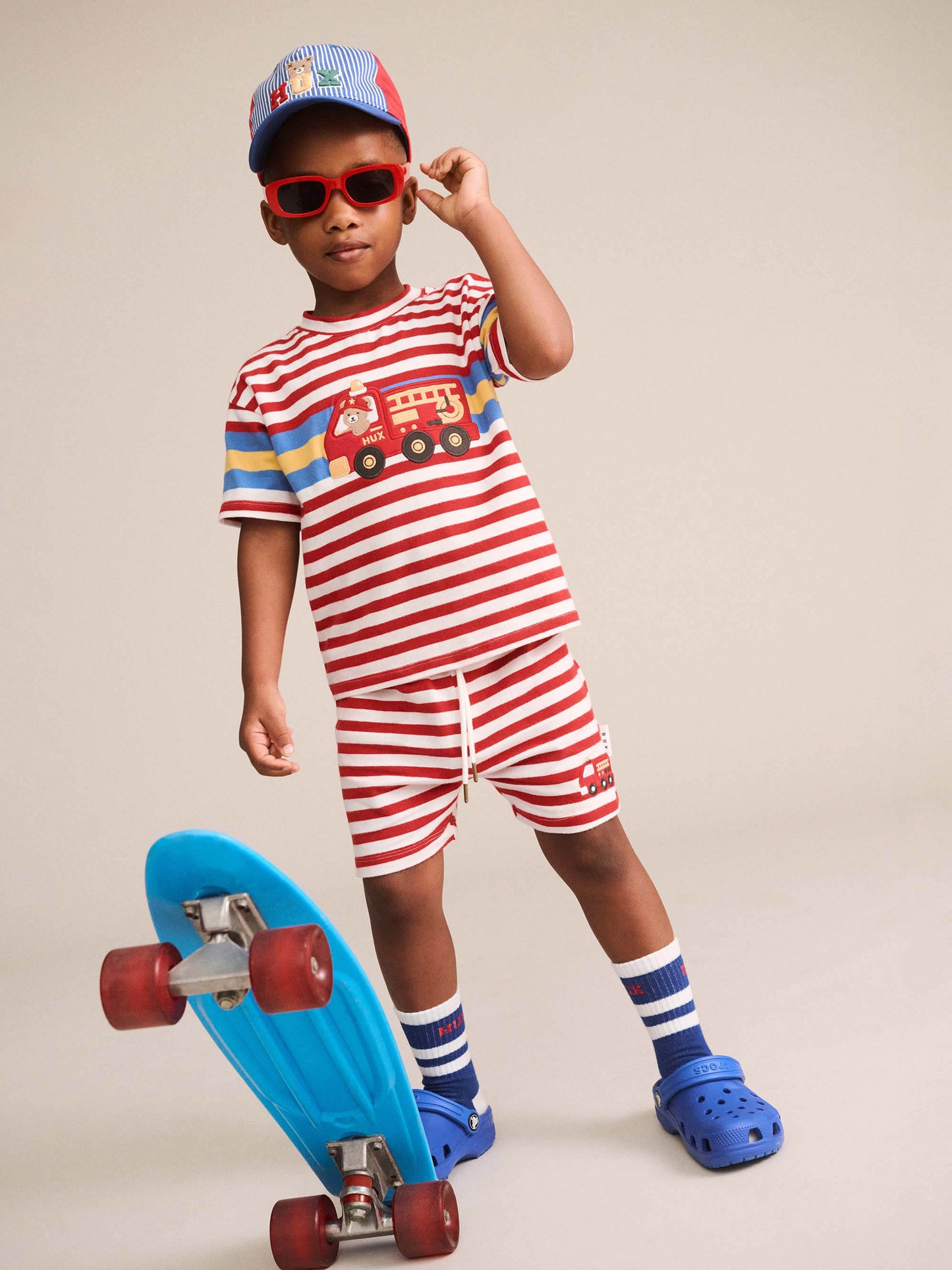 Huxbaby 3D Hux Stripe Spliced Hat