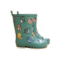 Huxbaby Dino Band Rainboot Winter Green