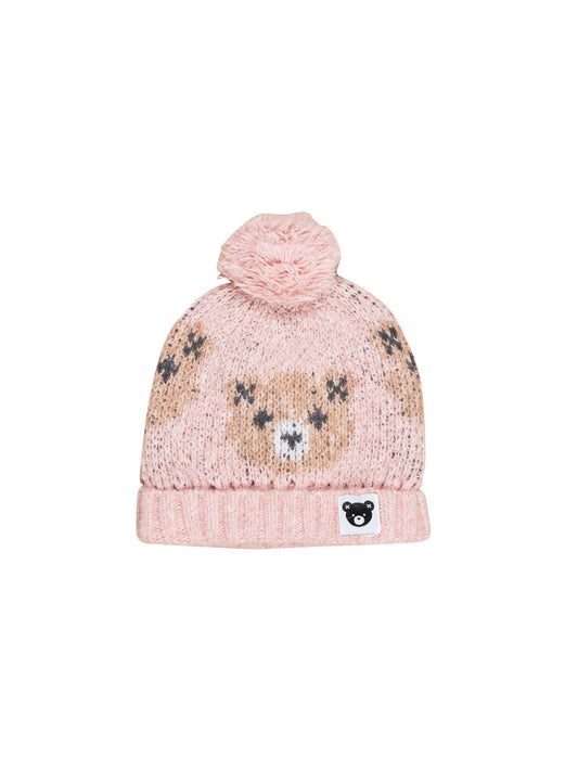 Huxbaby Huxbear Knit Beanie Rosebud