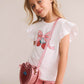 Huxbaby Strawberry Sequin Heart Bag