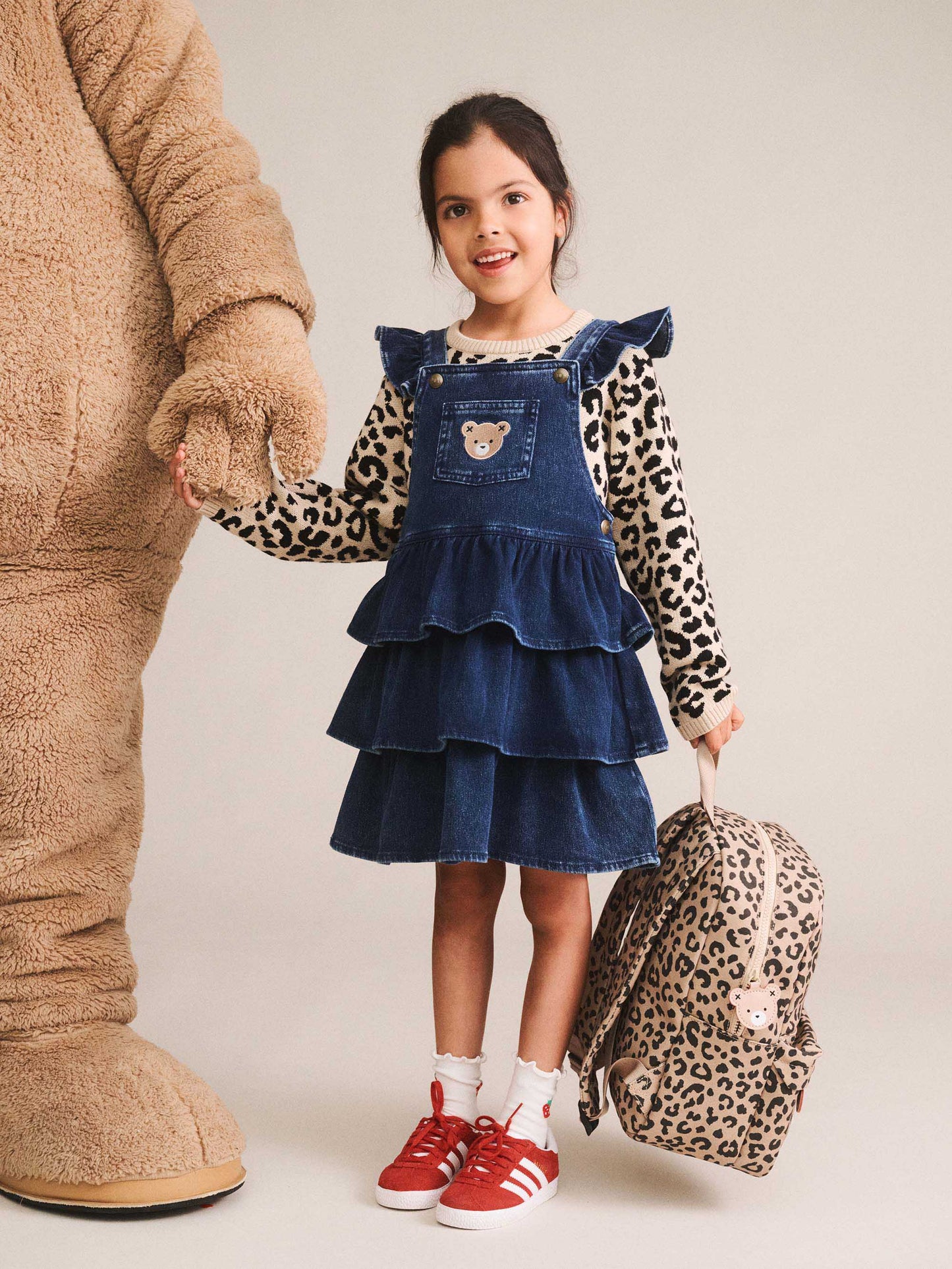 Huxbaby Leopard Cherry Backpack