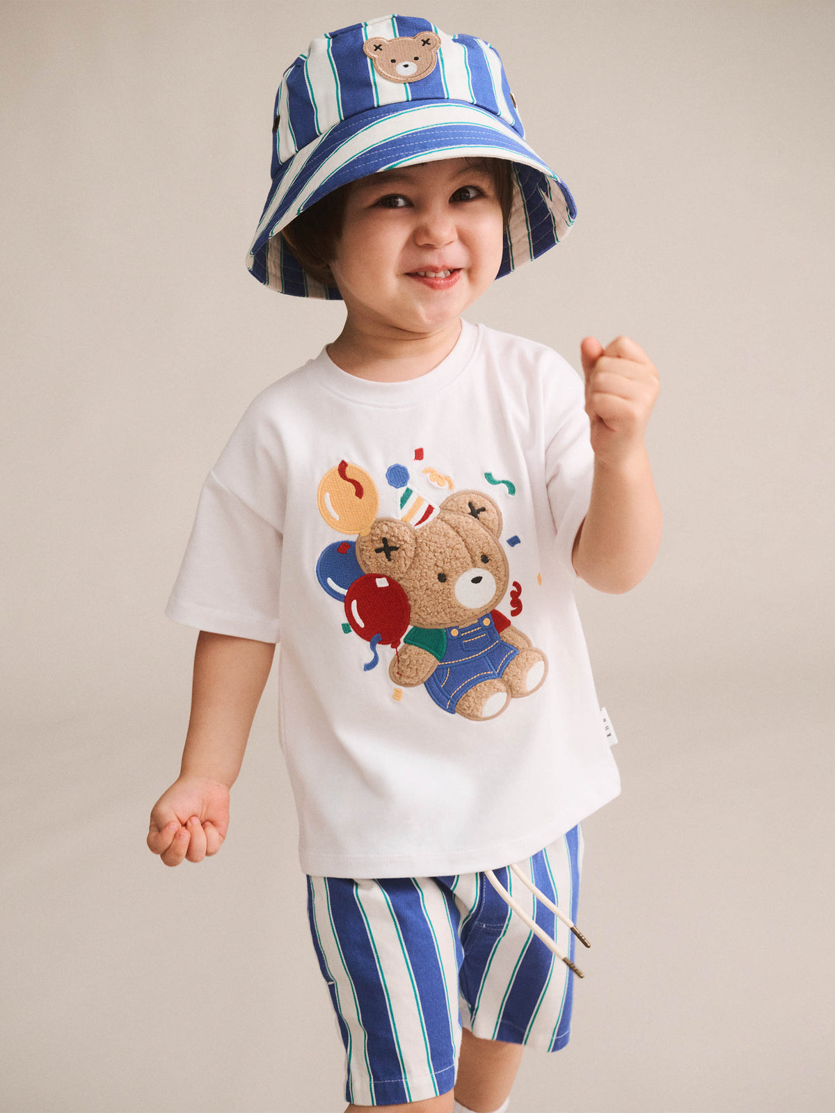 Huxbaby Tropical Stripe Bucket Hat