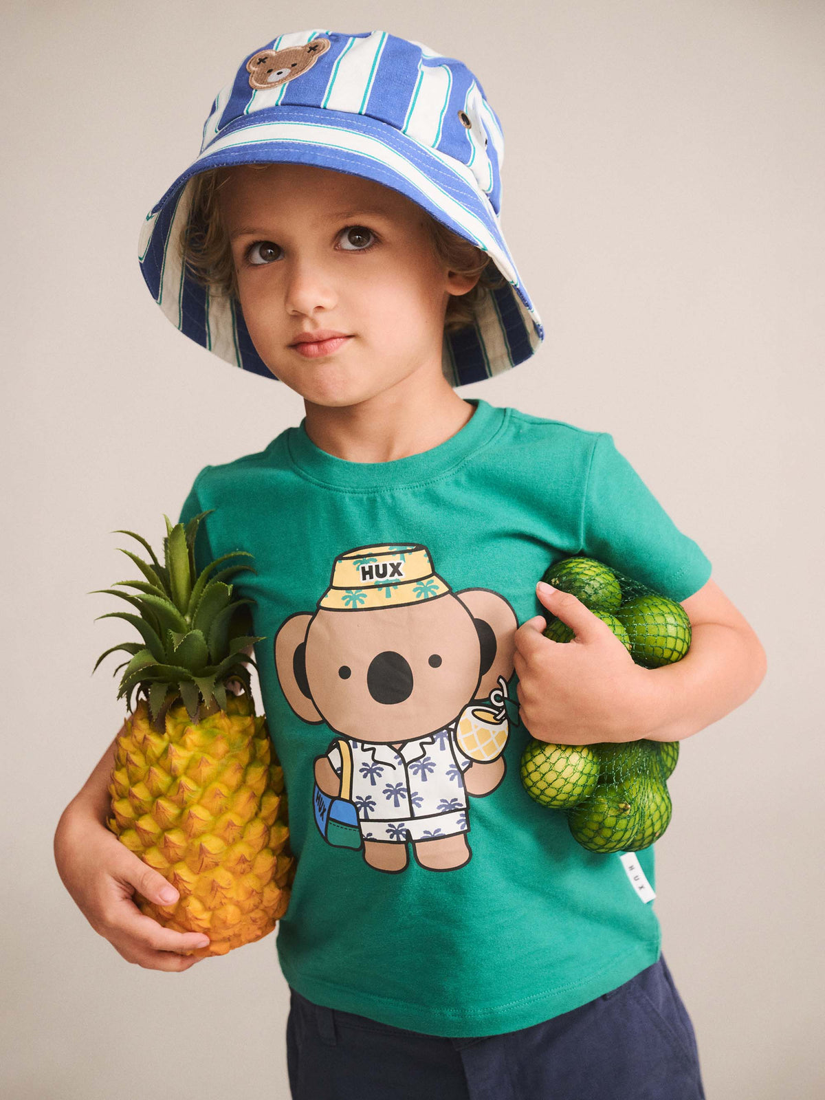 Huxbaby Tropical Stripe Bucket Hat