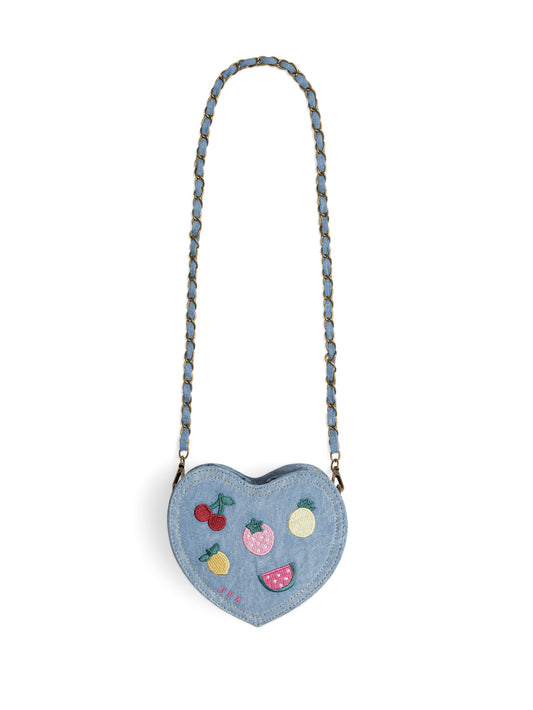 Huxbaby I Heart Fruit Denim Shoulder Bag