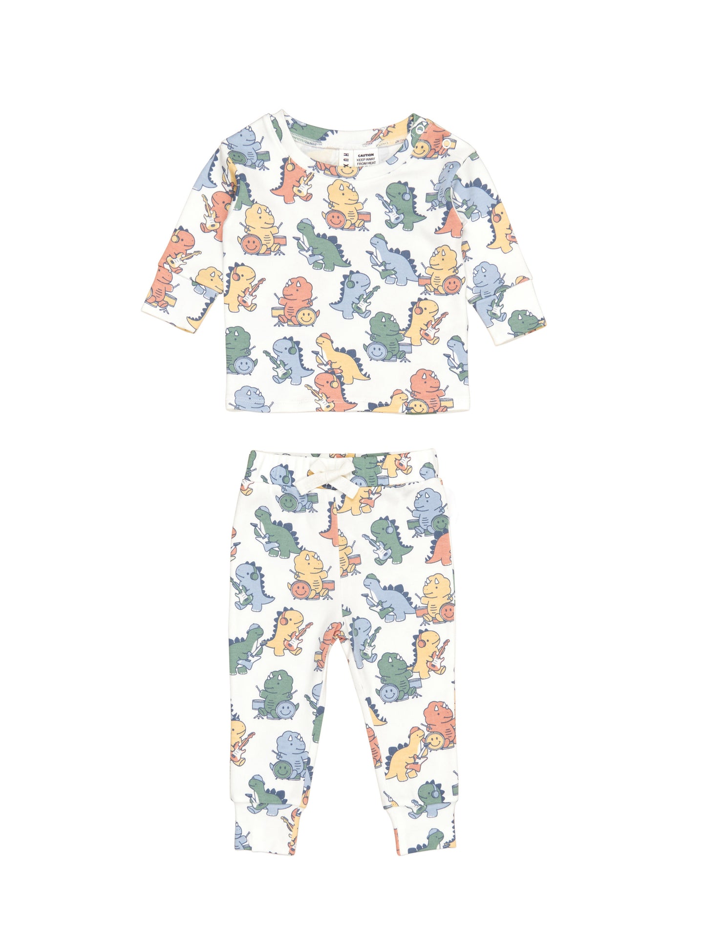 Huxbaby Dino Band PJ Set