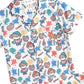 Huxbaby Parisian Painter Pup PJs