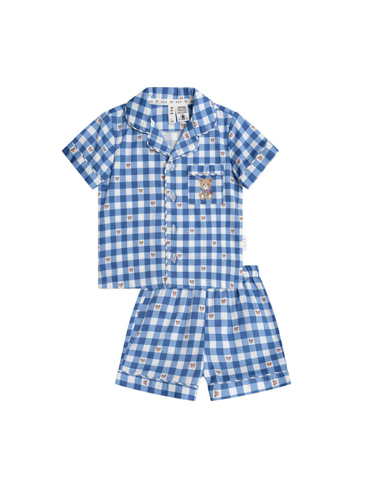 Huxbaby Huxbear Check PJs