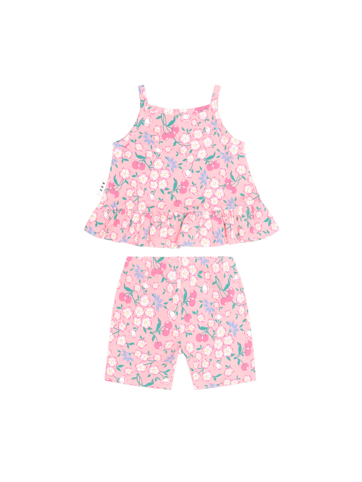 Huxbaby Tropical Cherry Floral 2pc Set