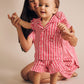 Huxbaby Tis The Season Frill PJs Candy Cane
