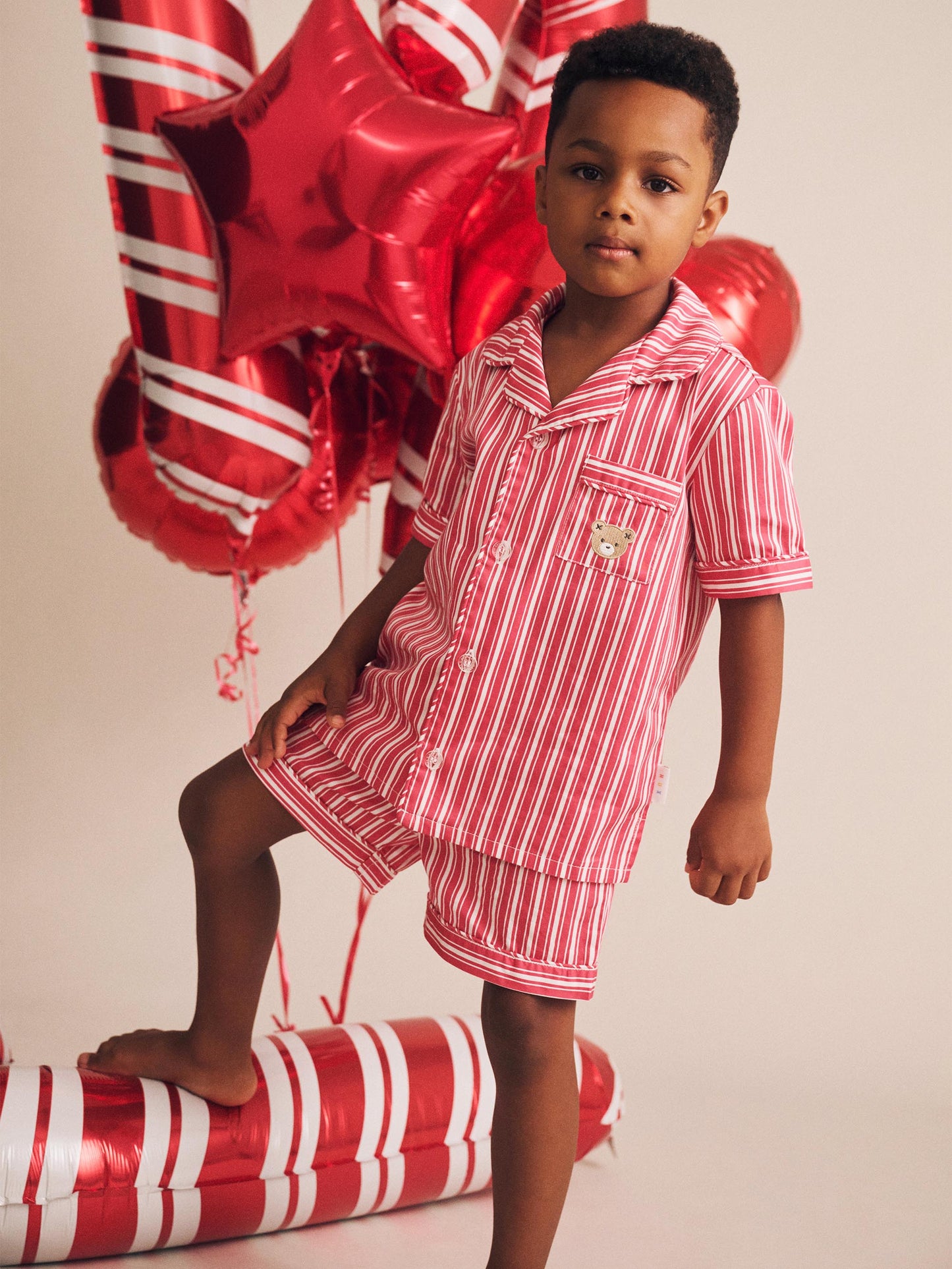 Huxbaby Tis The Season PJs Candy Cane
