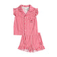 Huxbaby Tis The Season Frill PJs Candy Cane