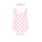 Huxbaby I Heart You Pointelle Bubble Romper & Headband