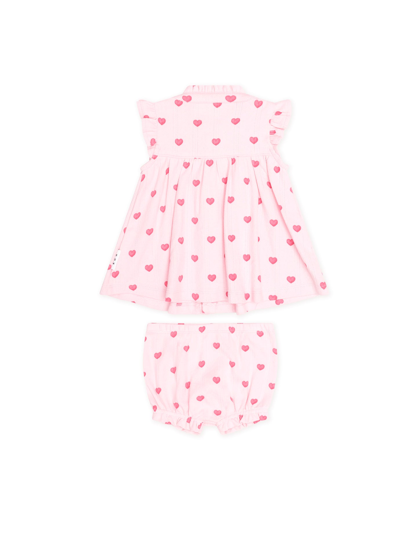 Huxbaby I Heart You Pointelle 2pc Set
