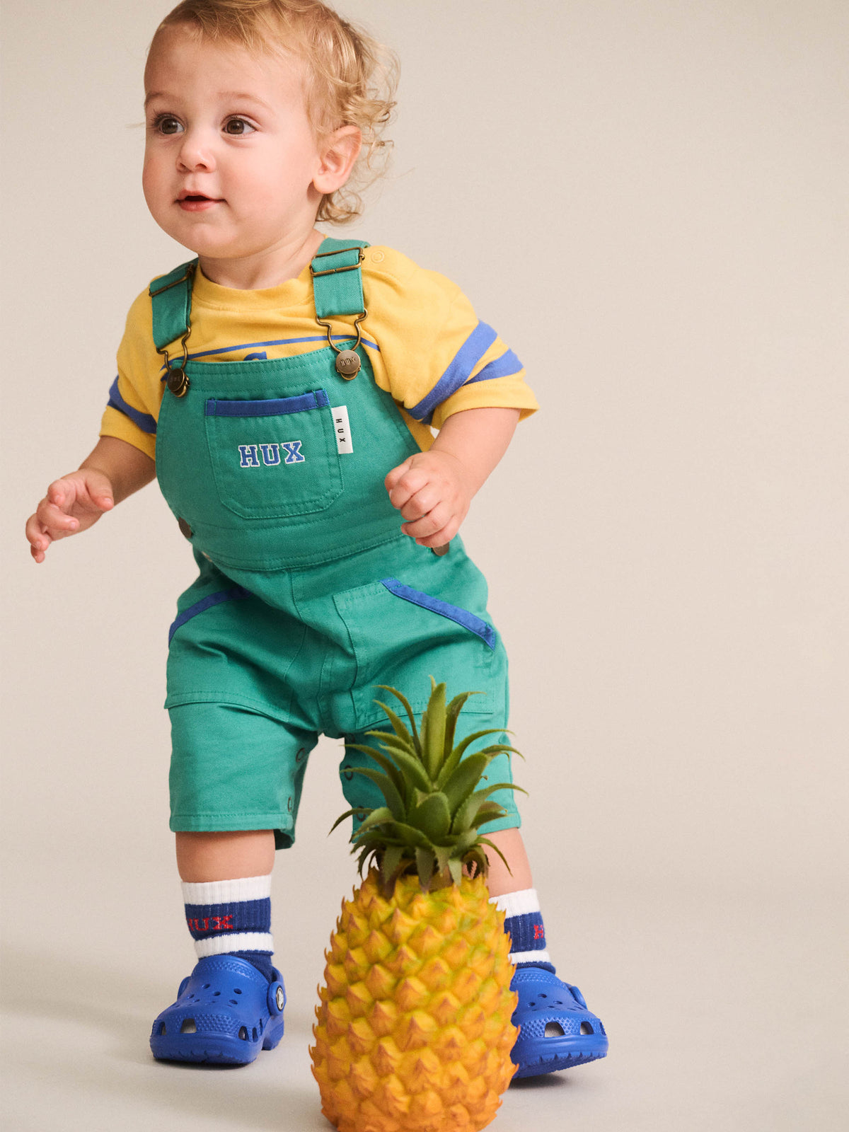 Huxbaby Vintage Green Hux Shortall | Overall
