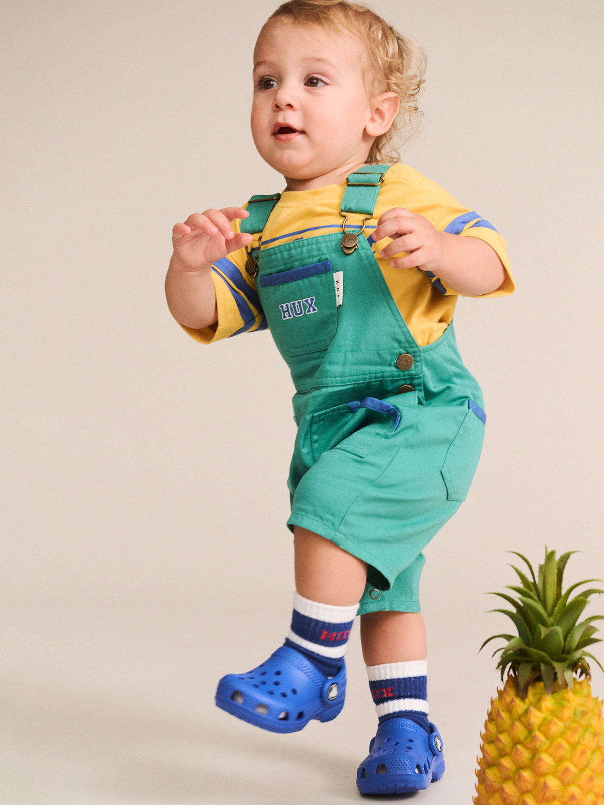 Huxbaby Vintage Green Hux Shortall | Overall