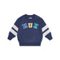 Huxbaby Hux Flocked Spliced Sweartshirt Navy