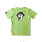 Hello Stranger Aloha Tongue Tee Lime