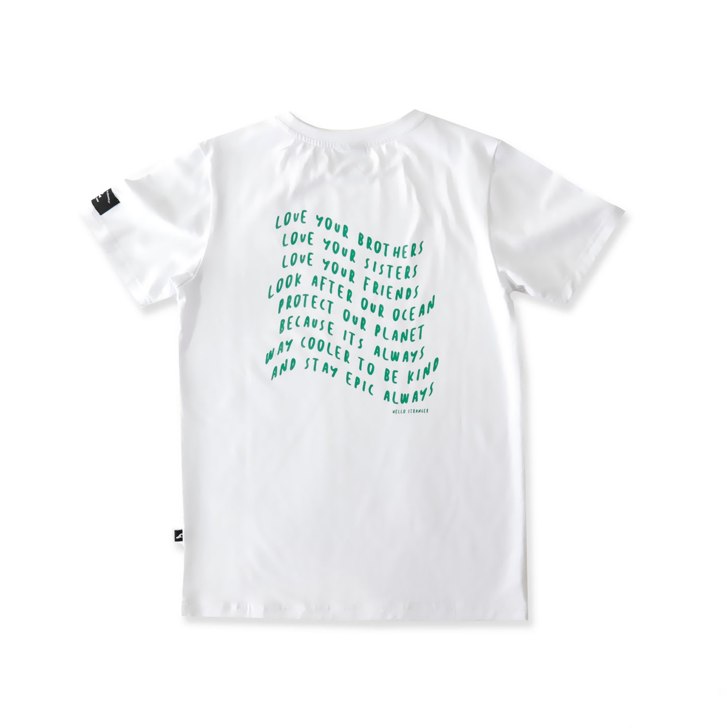 Hello Stranger Cooler To Be Kind Tee White