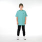 Hello Stranger Tee Green Stripe