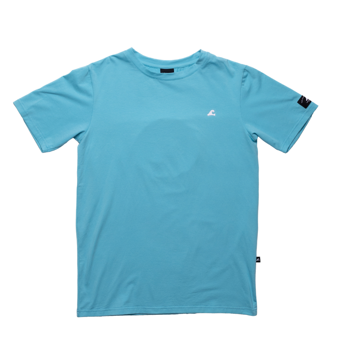 Hello Stranger Good Things Short Sleeve Tee Turquoise