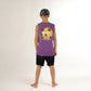 Hello Stranger Future is Bright Muscle Tee Purple