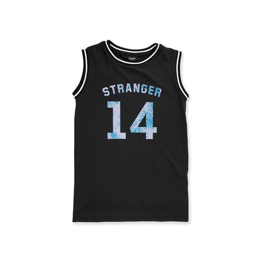 Hello Stranger Baller Muscle Tee Black Purple