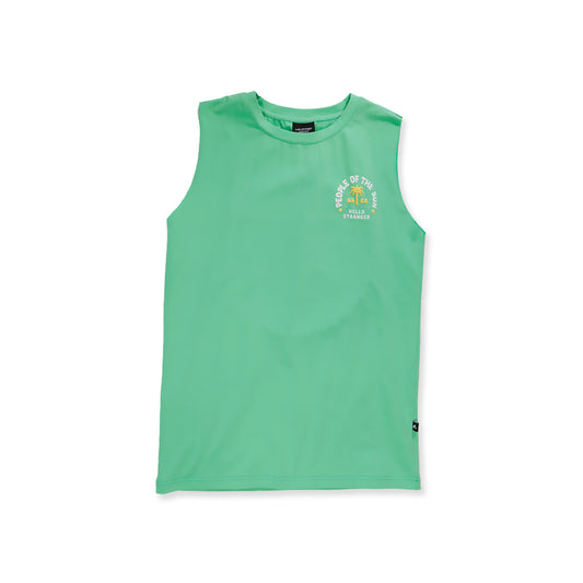 Hello Stranger People Of The Sun Muscle Tee Green