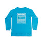 Hello Stranger Raglan Crew Bright Blue