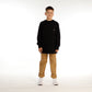 Hello Stranger Explorer Raglan Crew Black
