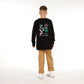 Hello Stranger Explorer Raglan Crew Black