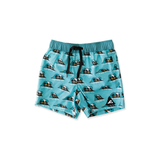 Hello Stranger Epic Life Board Short Seafoam