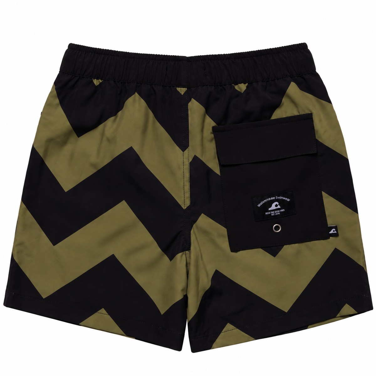 Hello Stranger Break Board Short Khaki Black