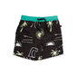 Hello Stranger Ocean Board Short Black Green