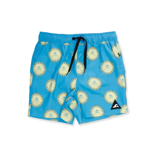 Hello Stranger Sun Board Short Blue