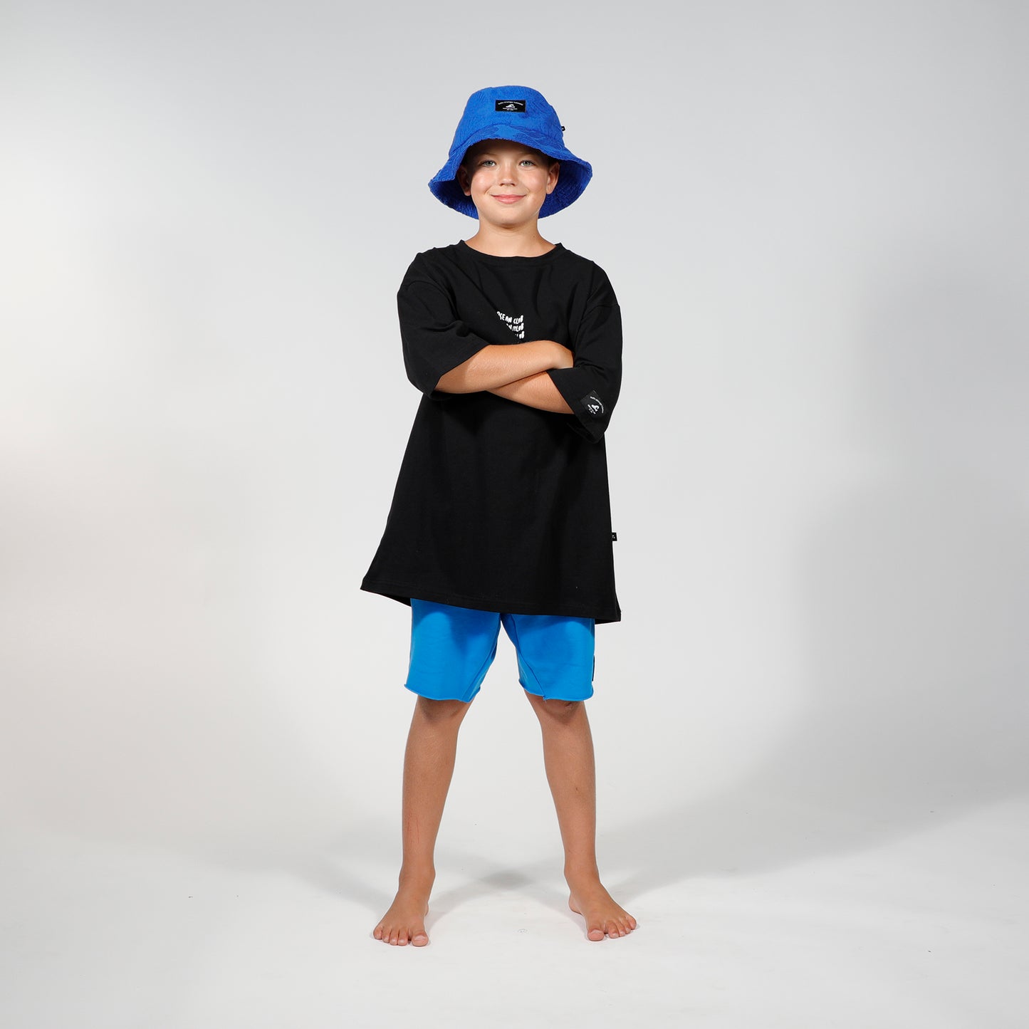 Hello Stranger Bucket Hat Blue