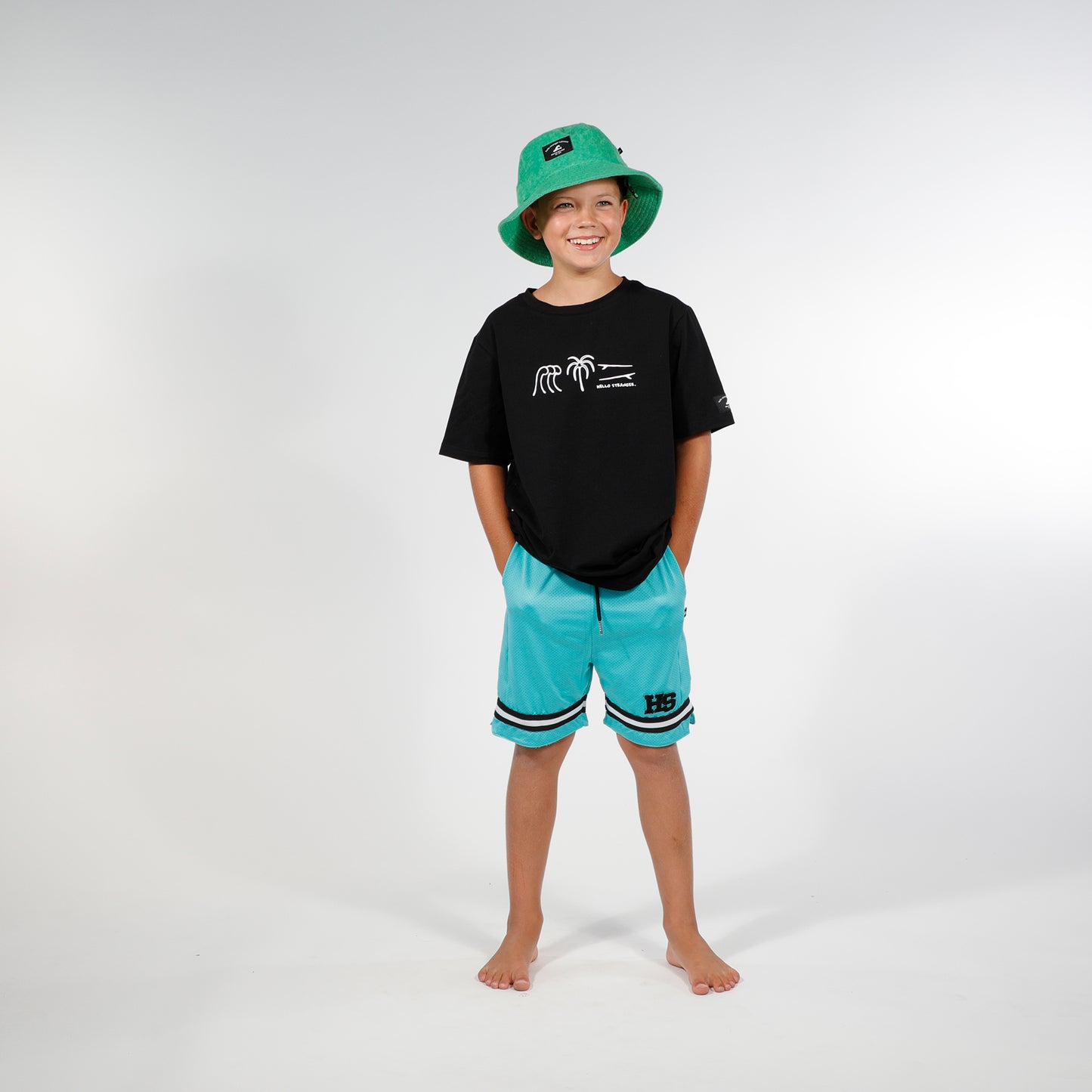 Hello Stranger Bucket Hat Green